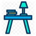 Study Table Table Lamp Icon