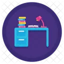Study Desk Table Study Icon