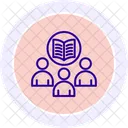 Study Group Line Icon Icon