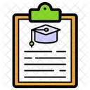 Study Plan Study Document Student File Icon