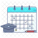 Study Plan Calendar Schedule Planner Icon