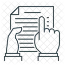 Study Program Learning Process Knowledge Management Icon