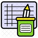 Study Schedule Student Schedule Event Calendar Icon