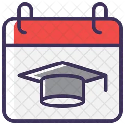 Study schedule calendar  Icon