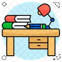 Study Table Furniture Study Desk Icon