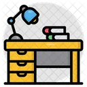 Study Table Furniture Study Desk Icon