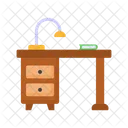 Study Table Study Desk Furniture Icon