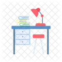 Study Table Table Interior Icon