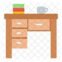 Table Desk Furniture Icon