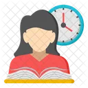 Study Time Learning Time Education Time Icon