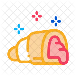 Stuffed Croissant  Icon