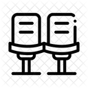 Spieler Stuhle Bowling Symbol