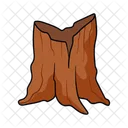Stump Tree Hollow Icon