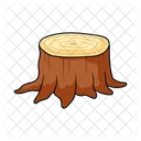 Stump Tree Trunk Icon