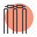 Stumpfe Cricket Wicket Symbol