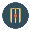 Stumpfe Wicket Cricket Symbol