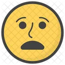 Emoticon stupita  Icon