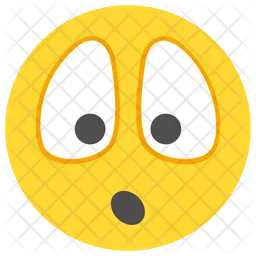 Faccina stupita Emoji Icon