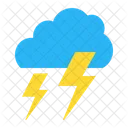 Sturmisch Wettervorhersage Lokales Wetter Symbol