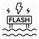 Sturzflut Uberschwemmung Katastrophe Symbol