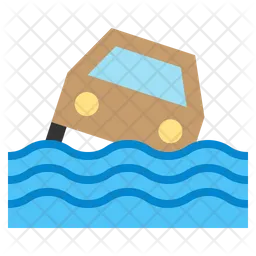 Sturzflut  Symbol