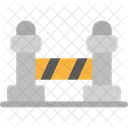 Pfosten Barriere Warteschlange Symbol