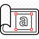 Style Text Tool Text Box Icon