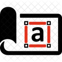 Style Text Tool Text Box Icon