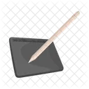 Tablette A Stylet Tablette Graphique Tablette A Dessin Icône