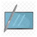 Tablette A Stylet Tablette Graphique Tablette A Dessin Icône