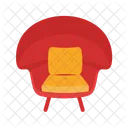 Stylish Chair Icon