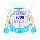 Stylish Jacket Apparel Clothing Icon