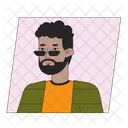 Man Beard Sunglasses アイコン