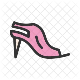 Stylish sandal  Icon