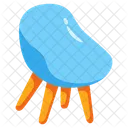 Chair Stylish Seat Sitting Icon