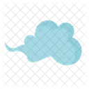 Stylized Blue Cloud  Icon