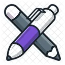 Stylo et crayon  Icon