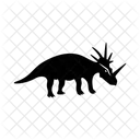 Styracosaurus Jurassic Dinosaur Icon