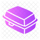 Styrofoam Box Package Icon