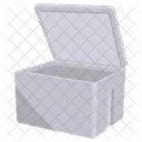 Styrofoam cooler box  Icon