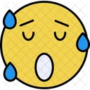 Suor Emoji Emoticon Icon