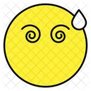 Suando Emoji Emoticon Emocao Ícone