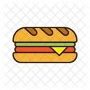 Sub Fast Food Junk Food Icon
