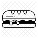 Sub Sandwich Fast Food Fruhstuck Symbol