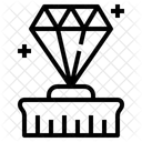 Subasta de diamantes  Icono