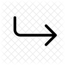 Subdirectory Arrow Arrow Enter Icon