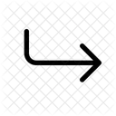 Subdirectory Arrow Arrow Enter Icon