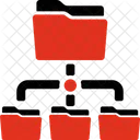 Subfolder Folders Network Icône