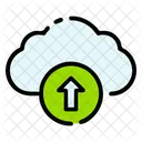 Flecha Arriba Nube Icono