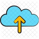 Flecha Arriba Nube Icon